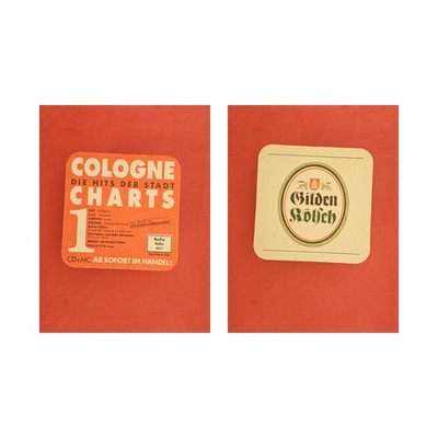 Gilden Cologne Charts Brauerei Bierdeckel Beermat