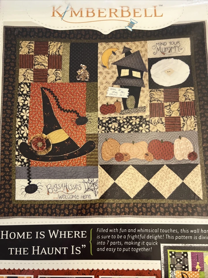 Kimberbell Home Is Where The Haunt Is Instructions Pattern Template HTF - Image 2 of 4