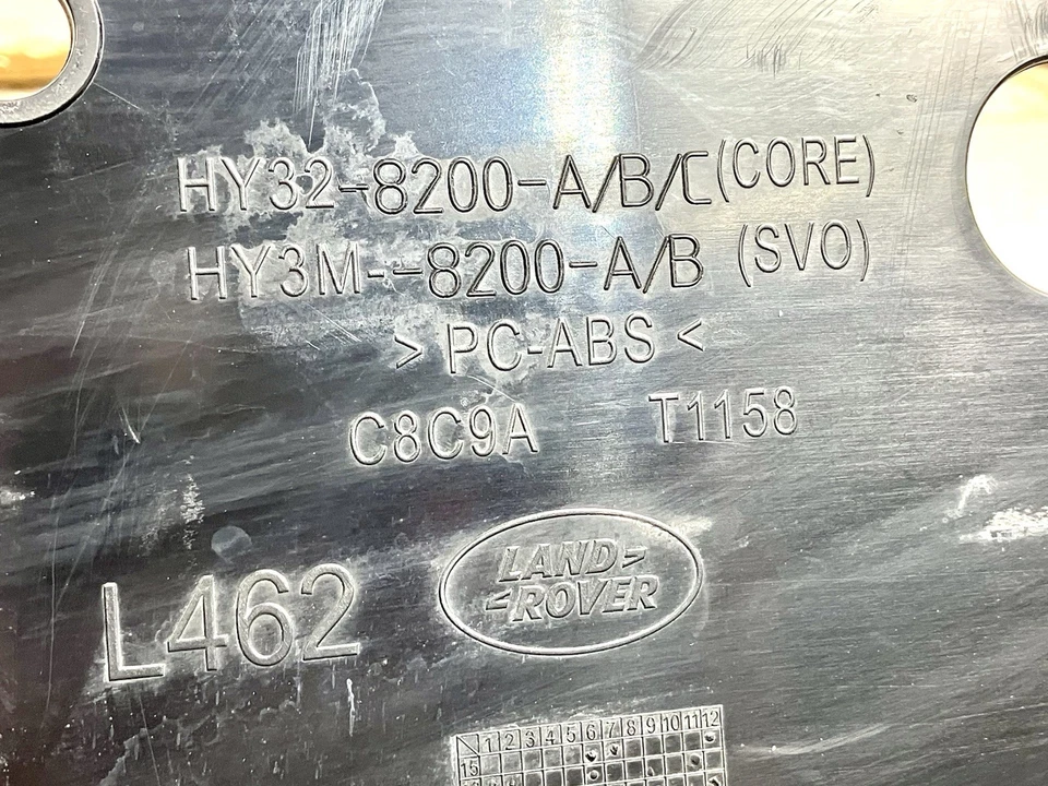 PARRILLA LAND ROVER DISCOVERY 17-20 NEGRA BRILLANTE GENUINA DE FÁBRICA FABRICANTE ORIGINAL L462 HY33-8200 Foto 2 de 4