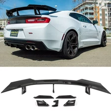 For 2016-2024 Chevy Camaro ZL1 1LE Style LT RS SS Trunk Spoiler Wing Gloss Black