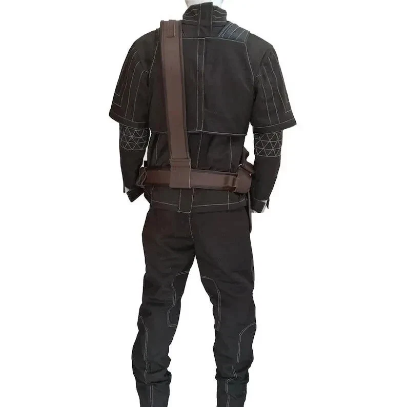 Terno de voo Mandalorian, roupa de caçador de recompensas, colete e terno Mando Flak 3 peças - Imagem 3 de 4