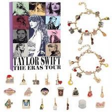 2023 Christmas Taylor Swift Keychain Bracelet Advent Countdown Calendar Surprise