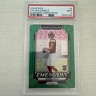PSA 9-2024 Panini Prizm - Emergent Jayden Daniels #2 Green Prizm (RC)