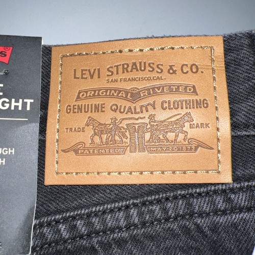Levi’s Levi Premium Loose Straight Women’s Denim Jeans Black Size 27x30 New - 第 4/11 張圖片