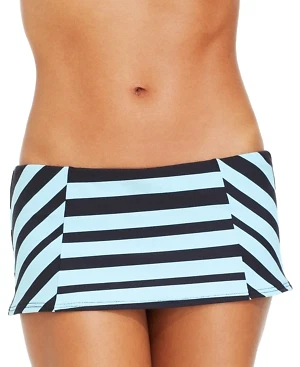 Parte inferior de bikini con falda a rayas Coco Rave CLOUD We Love, EE. UU. X-Grande Foto 2 de 4