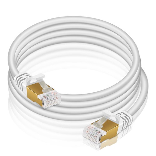 50m CAT 7 Netzwerkkabel Patchkabel Rundkabel RJ45 PC LAN Kabel Ethernet Rund - Bild 1 von 7