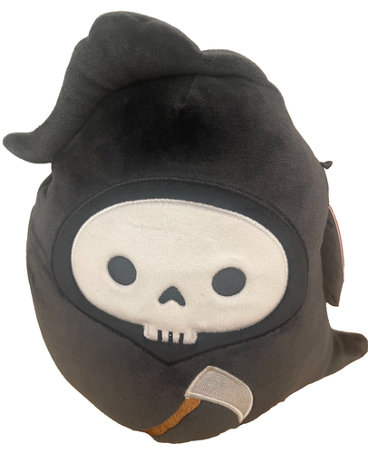 Juguete de peluche Squishmallow OTTO GRIM REAPER Halloween 8 pulgadas edición especial NUEVO - Imagen 5 de 6