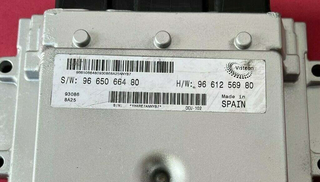 みん Controller SID805 9664780280 5WS40691A-T PSA Siemens 20215