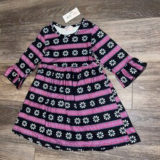 New 3T Girls Winter Dress By Pete  Lucy NWT Snowflakes Boutique Soft