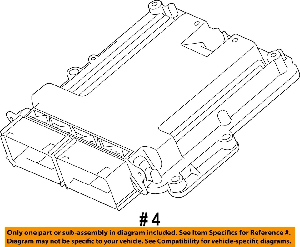 Módulo de controle de motor usado (ECM) serve: módulo de controle eletrônico Ford Edge 2016 - Imagem 4 de 4