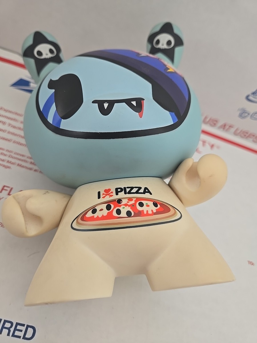 2008 Kidrobot Tokidoki 8” I Love Pizza Dunny Limited Edition