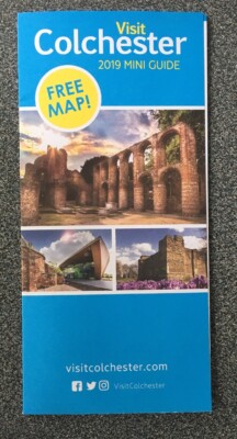 Visit Colchester (Essex) 2019 Mini Guide & Map - Foldout flyer