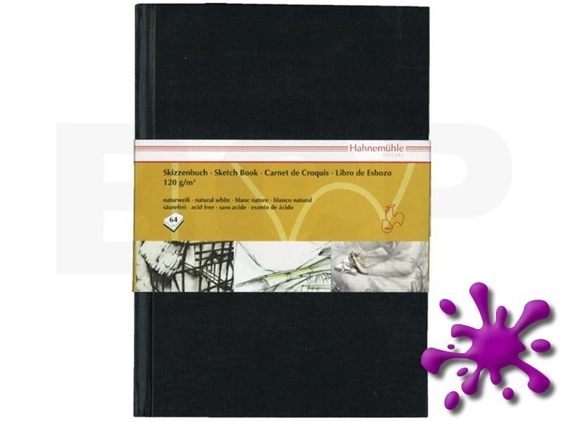 Hahnemühle Skizzenbuch A4, 120g/m², 64 Blatt
