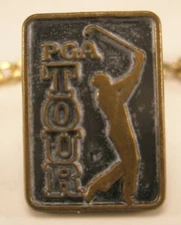 PGA Tour Vintage Lapel Pin/Tie Tack tournament professional golfers sports L60