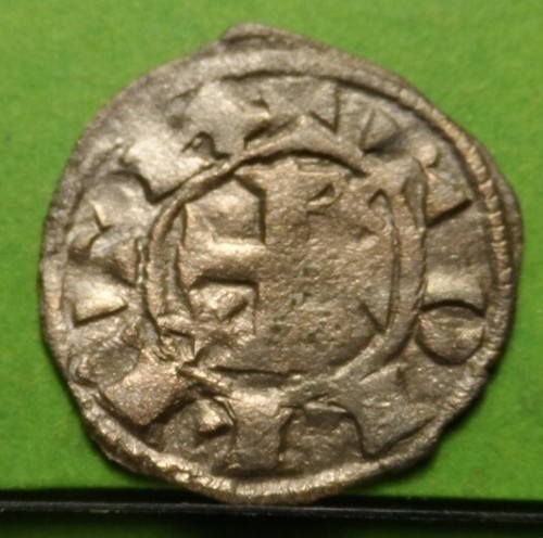 ALFONSO I DE ARAGON (1109-1126) Dinero, TOLEDO,A.B.-25, Ve - Imagen 2 de 2