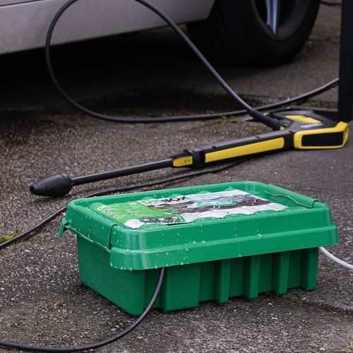 Outdoor wasserdichte elektrische Anschlussdose IP45 Nennleistung groß grün - Bild 6 von 8