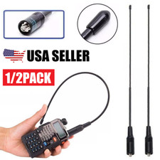 2Pcs For Baofeng UV5R UV-82 144/430MHz Dual Band Antenna NA771 SMA Female 10W US