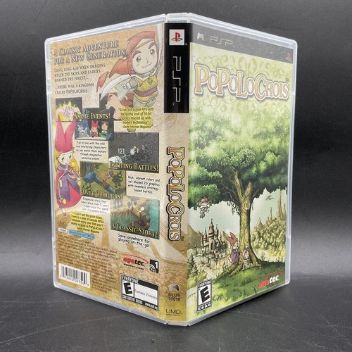 PoPoLoCrois (Sony PSP, 2005) Complete CIB Authentic Manual & Case Tested CLEAN! - Picture 3 of 6