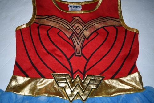 Youth Girls Wonder Woman XS (4/5) Halloween Costume (Red) DC Comics - Picture 2 of 5