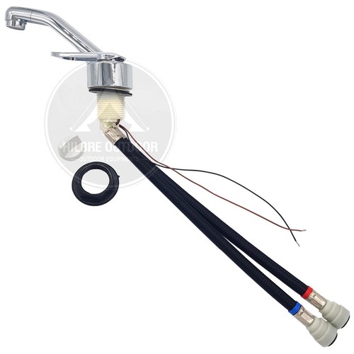 GRIFO MEZCLADOR DOMETIC SMEV AC539 CON COLAS DE INVITADO JOHN 12V CARAVANA CARAVANA INDIVIDUAL - Imagen 3 de 5