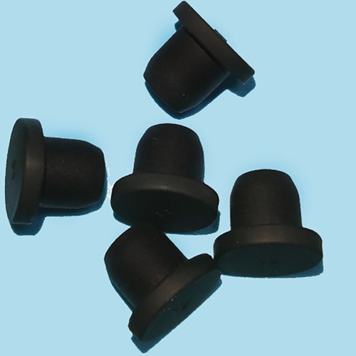 Rubber Hole Plugs 2.7-14mm Push In Compression Stem Solid Black&White Panel Plug - Picture 6 of 12