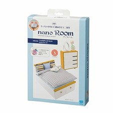 KAWADA Nano Room Bed and Chest Set Building Kit NRB-002 JAPAN IMPORT