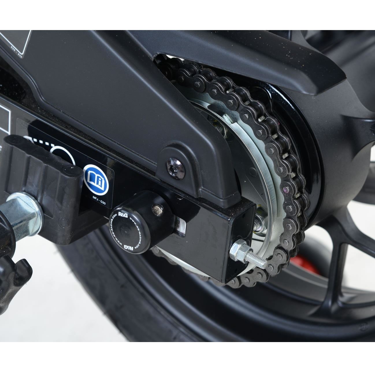 R&G Spindle Sliders Black - Honda MSX125 (GROM 125) 2013 - 2024