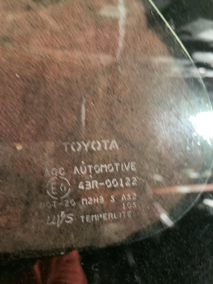 ✅ Toyota Yaris 2012-2019 2 puertas hatchback cuarto izquierdo ventana vidrio OEM Foto 3 de 3