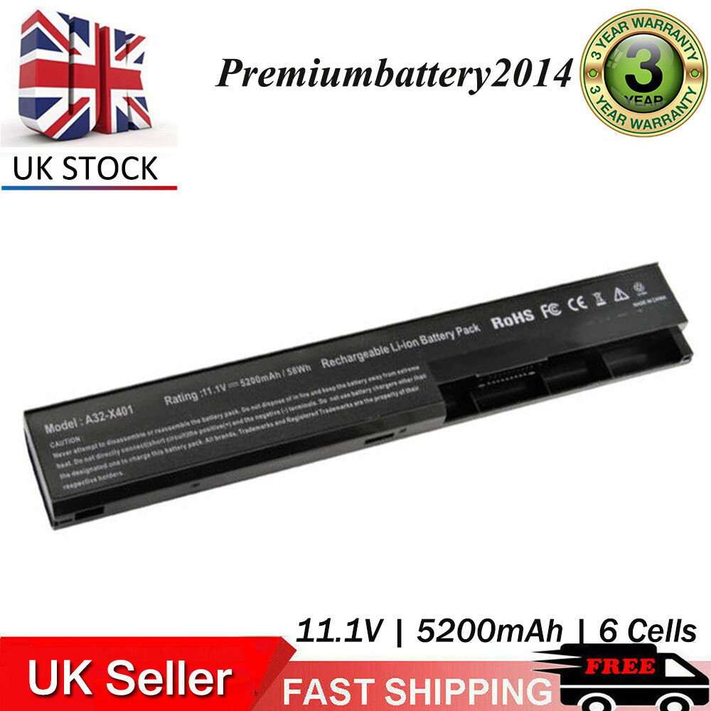 Laptop Battery for ASUS X501 X501A X501U X401 X401U X401A A41X401 A32