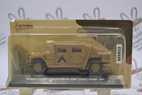 DIE CAST  " HUMMER CLOSED COMMAND CAR U.S. ARMY - DESERT STORM " MEZZI MILITA... - Imagen 1 de 2