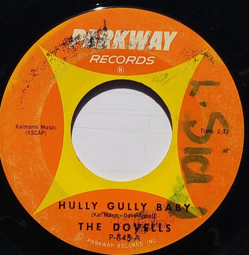 THE DOVELLS - Hully Gully Baby / Your Last Chance - Vinyl 45rpm Parkway P-845 - Imagen 4 de 4