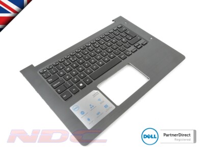 NEU Dell Vostro 5468 biometrische Handauflage + UK ENGLISCH Tastatur mit Hintergrundbeleuchtung D9GDC + J8YTG