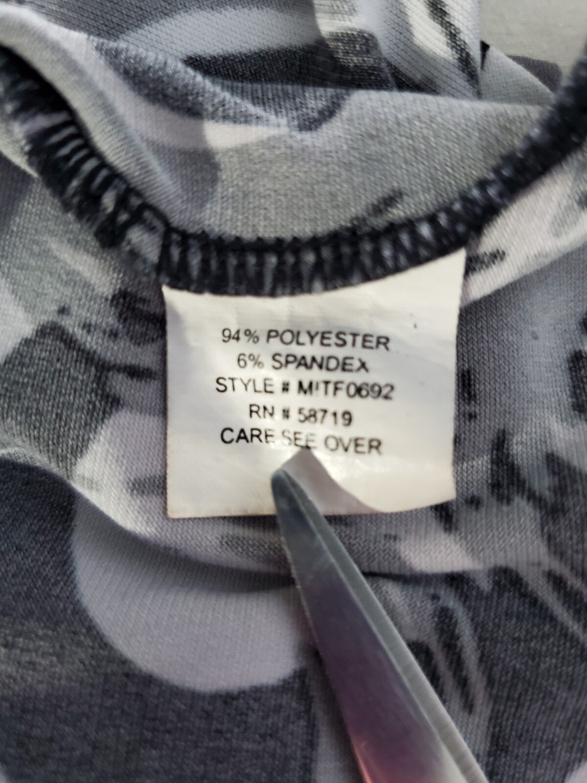 Notations Black Gray Circle Print Sleeveless Plea… - image 9