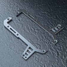 MST FRX Carbon Lightweight Front Upper Deck Set 2.5mm - 210714 for RC Drift Cars