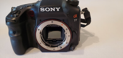 Sony Alpha SLT-A77V DSLR package w/ lenses and flash