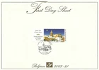 [FDS115] Belgium FDS 2003-21 Christmas First Day Sheet SUPERB