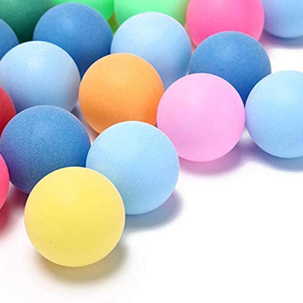 50Pcs/Pack Colored Pong Balls 40mm Entertainment Table Tennis Balls eBay