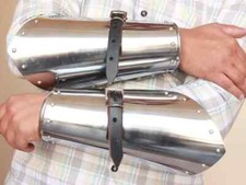 Steel Arm Handmade Medieval Warrior Protection Bracers Knight LARP Arm Guard