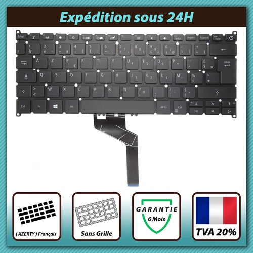 CLAVIER FRANÇAIS AZERTY ACER SWIFT 3 SF314-42 / SF314-57 / SF314-59