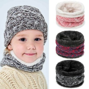 Details About Children Warm Boy Girl Kid Infant Winter Soft Knit Scarf Neckerchief Plus Velvet