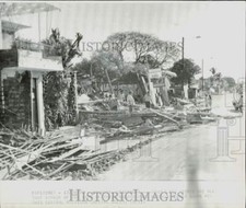 Foto de prensa 1972 daños causados por un terremoto en Nicaragua - afx11257