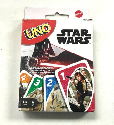 Mattel Games UNO Star Wars Card Game for Kids & Family with Themed Deck GPP00