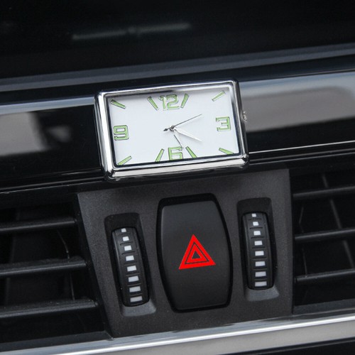 Mini Luminous Clock Quartz Analog Watch Stick On Clock Car Interior Accessories - Picture 10 of 13