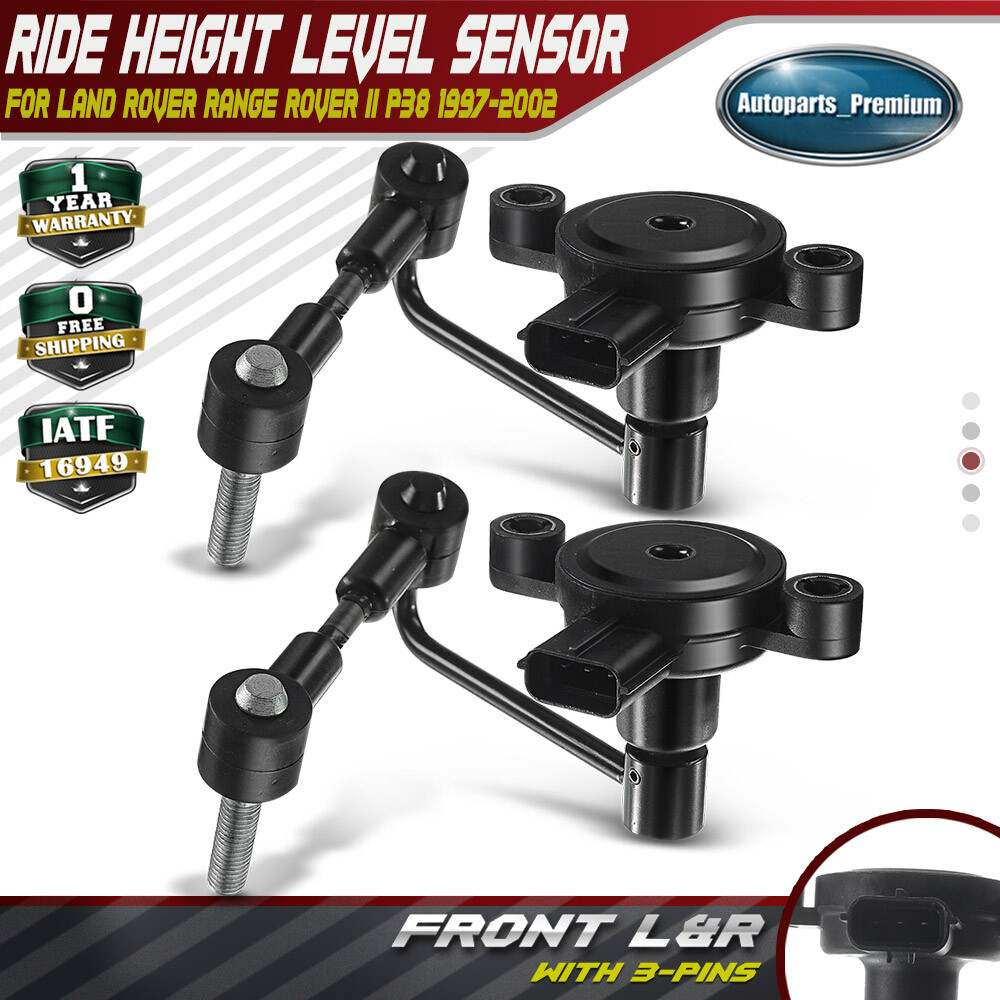 2 x Front Suspension Ride Height Sensors for Land Rover Range Rover 1997 - 2002 2 x Front Suspension Ride Height Sensors for Land Rover Range Rover 1997 - 2002