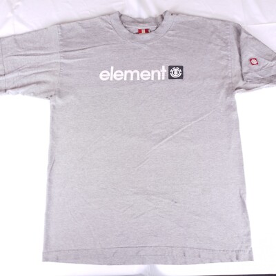 T-shirt Vintage Element Skateboards Taille L - Logo Arbre Et Lettrage, Années 2000, Occasion Très Bon état
