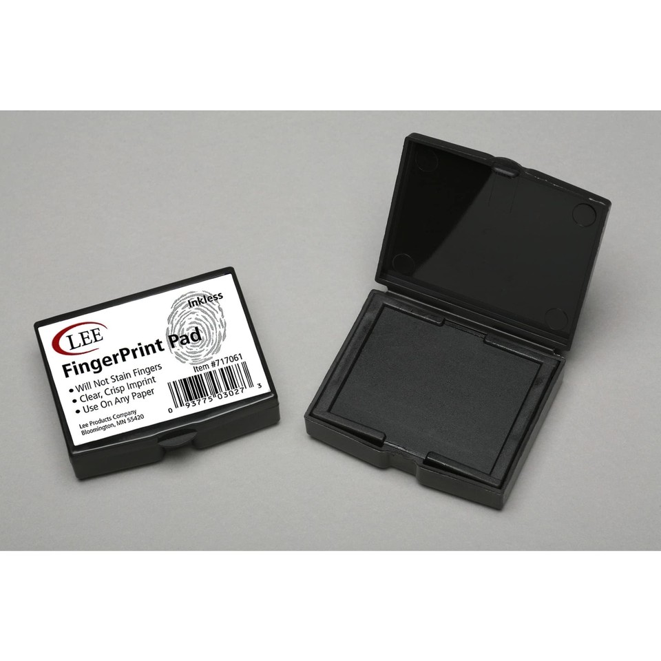 Fingerprint Ink Pad, Black eBay