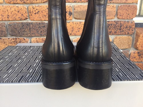 Kurk Geiger Black Unisex Boots 40 Made In Spain - Picture 5 of 10