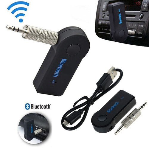 Wireless Car Bluetooth Transmitter Adapter receiver 3.5MM AUX Audio Stereo Music - Afbeelding 3 van 3