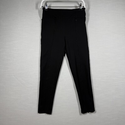 Betabrand Pants Womens Medium Black Dress Work Office Business Casual Thick Chic