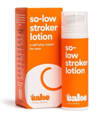Hello Cake So-Low Lotion, Personal Lubricant, Self Play Cream for Men, 1.7 fl oz